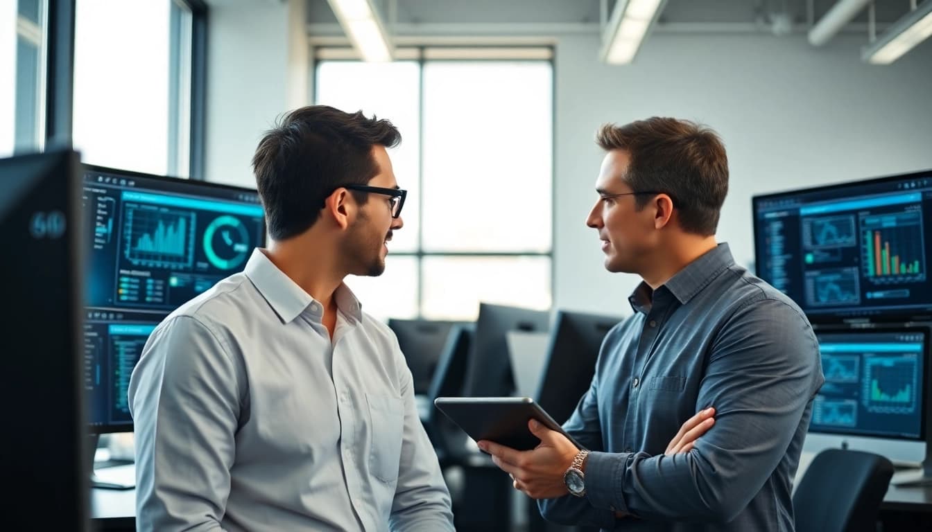 Engaged Proxmox Virtualization Experts in a collaborative and technology-driven workspace.