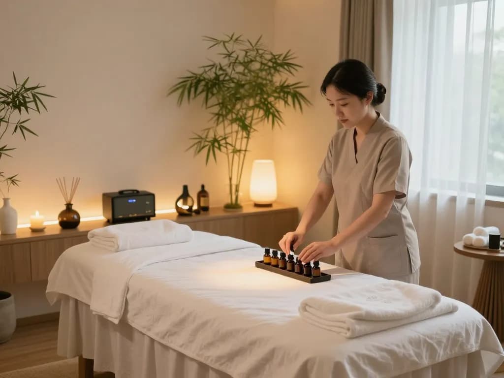 Experience 강남스웨디시 therapy in a tranquil spa setting with soothing ambiance and relaxation elements.