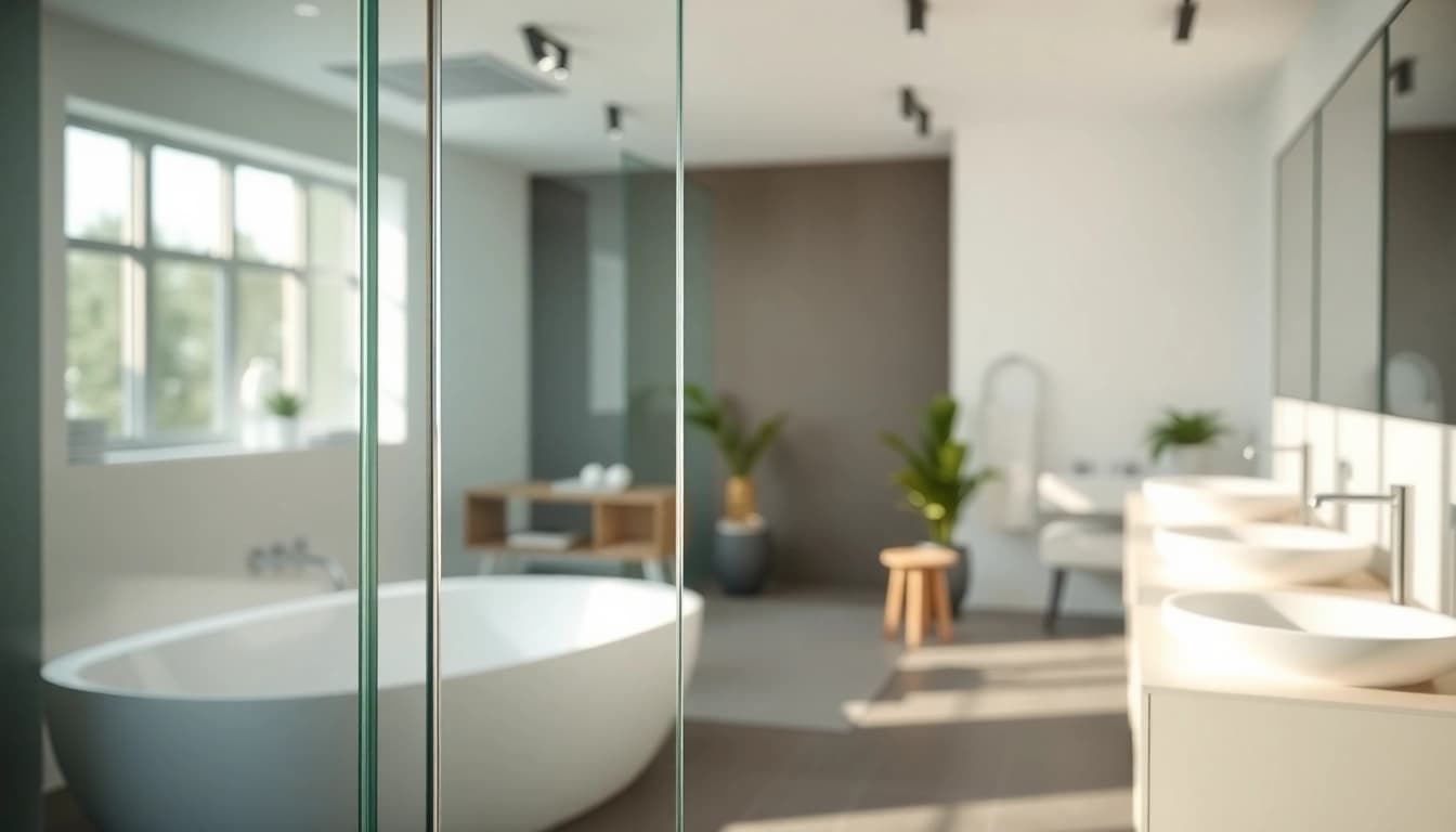 Sonni sanitär GmbH präsentiert hochwertige Duschwände und stilvolle Badezimmerprodukte.