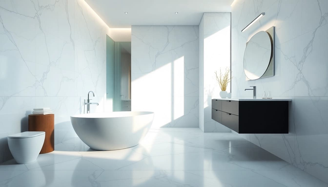 Die luxuriösen Badezimmerlösungen von sonni sanitär GmbH in modernem Design.