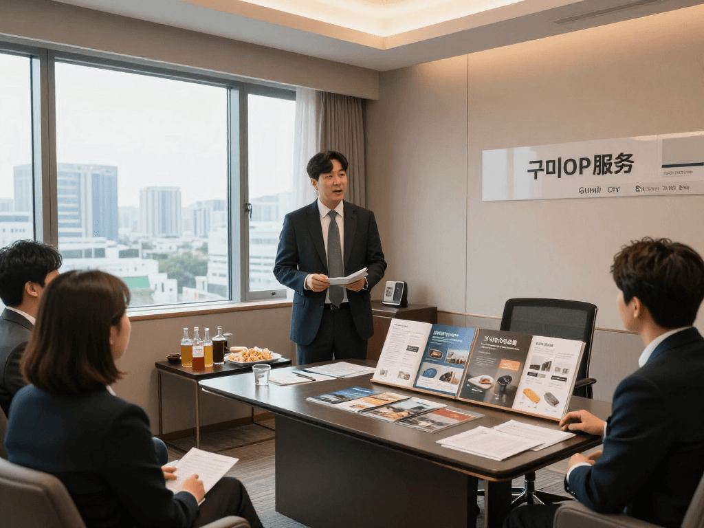구미OP 서비스를 안내하는 아늑한 사무실, 편안한 분위기로 고객을 맞이합니다.
