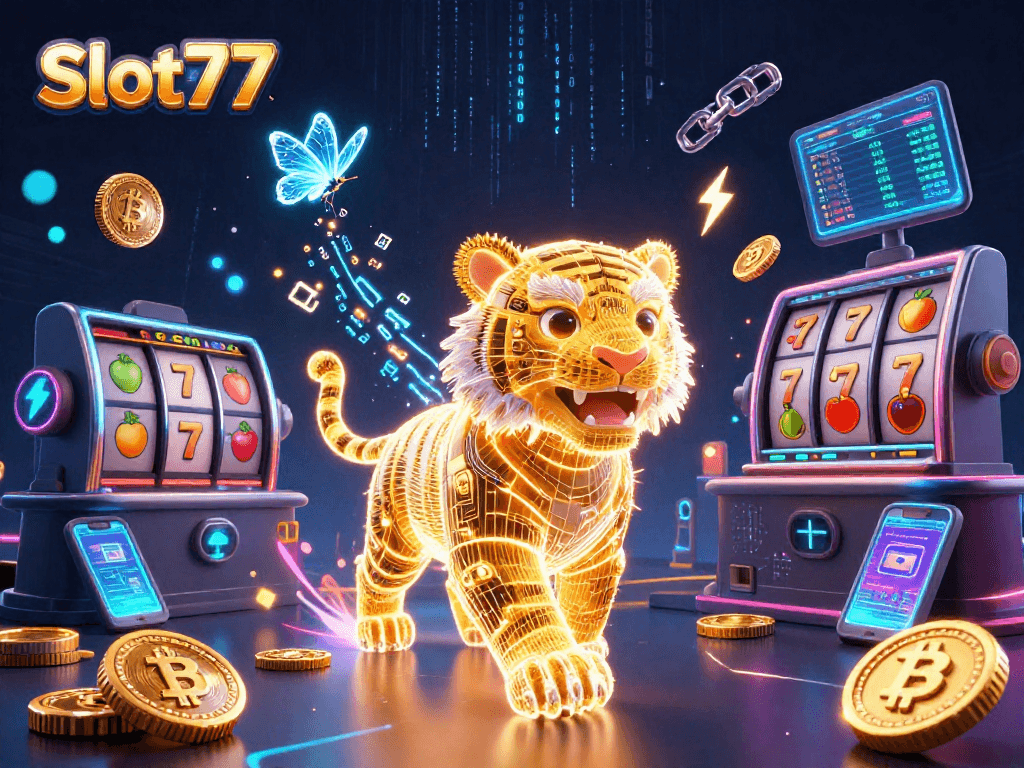 Slot77 menawarkan pengalaman bermain slot yang memukau dengan simbol keberuntungan dan jackpot cerah.
