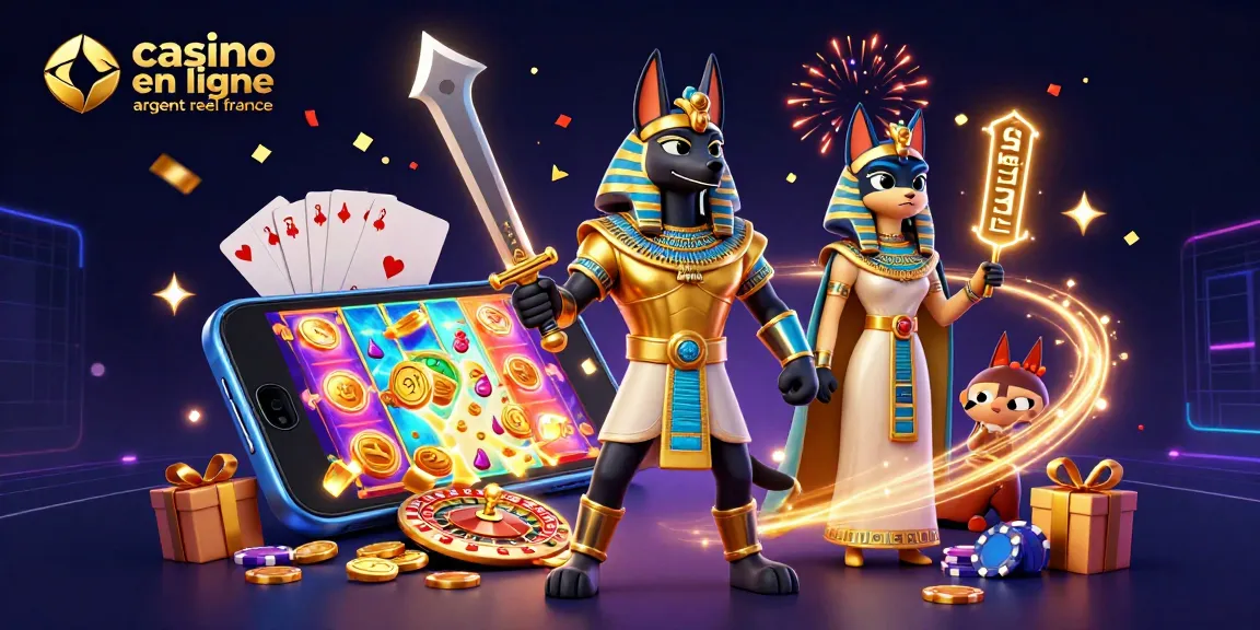 Jouez au casino en ligne argent réel France avec des héros égyptiens et des jeux animés.