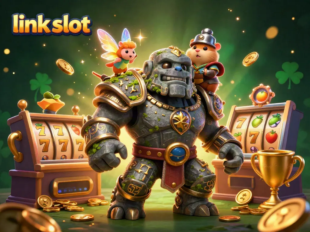 Menggali sensasi link slot dengan golem penjaga, peri, dan kesatria hamster dalam ilustrasi yang memukau.