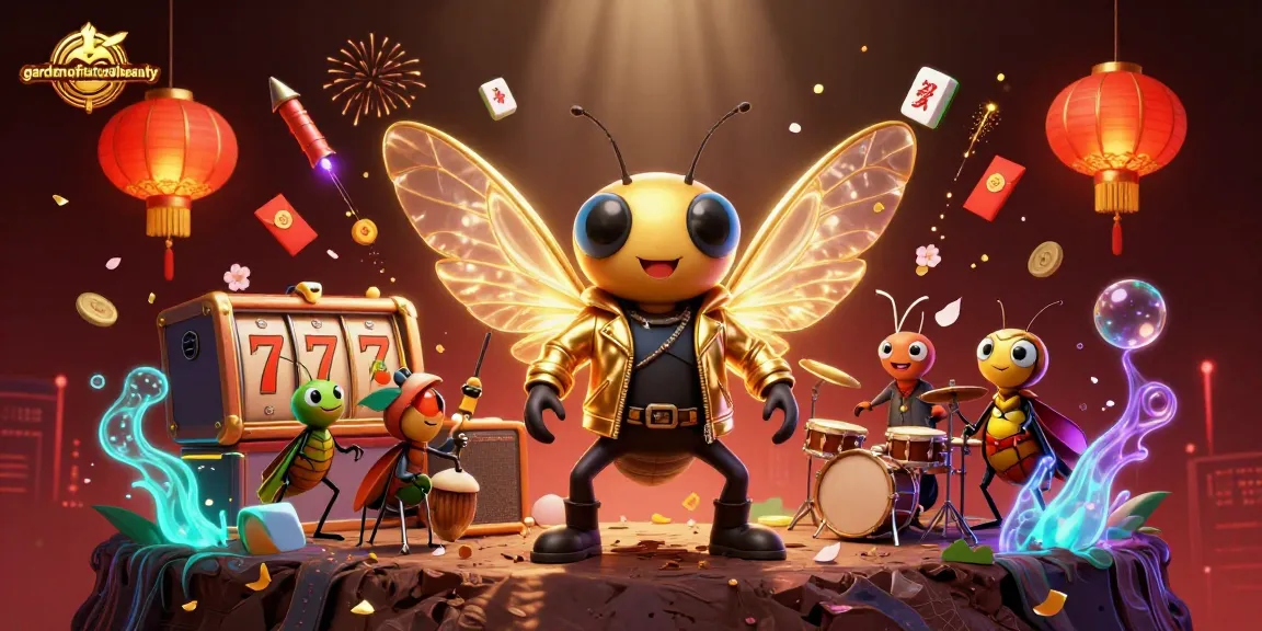Menggali ke dalam keindahan taman: Cicada rock star dari gardenofnaturalbeauty tampil meriah di dunia perjudian dengan elemen slot.
