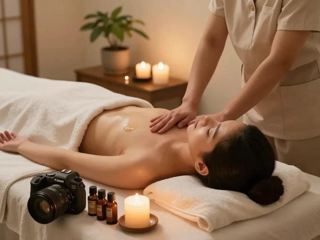 부드러운 조명과 차분한 장식으로 평화로운 스파 환경에서 진정한 삼산동마사지 경험하기