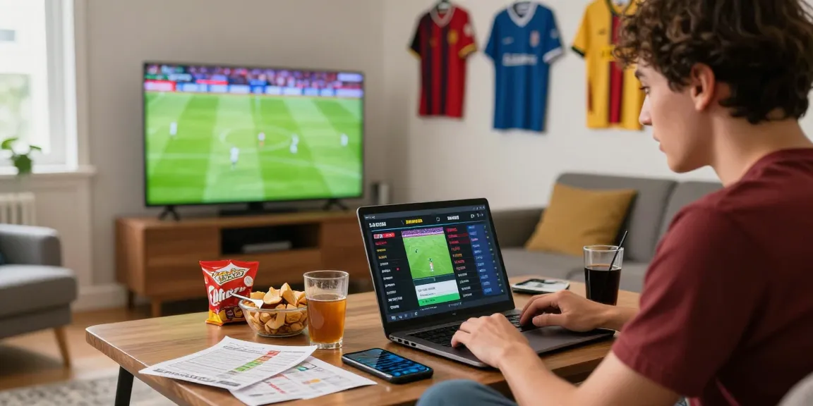 Engaging sports betting atmosphere showcasing soikeonhacai.com.co with live match analysis and vibrant decor.