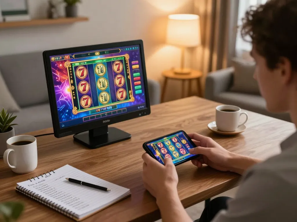 Engage with slot77 excitement on mobile while managing bankroll in a cozy home setup