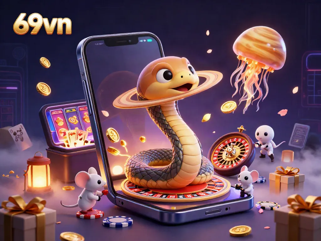 Engage in thrilling action with 69vn's interactive casino features, including roulette and slots.