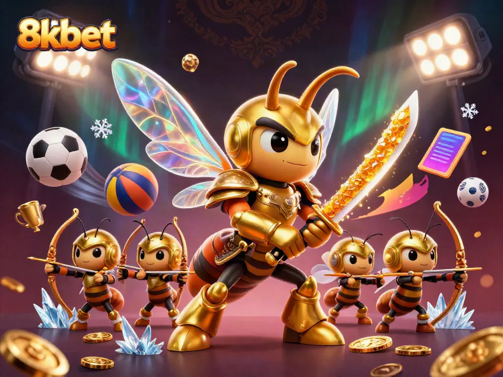 Experience thrilling sports betting with 8xbet, featuring dynamic character and vibrant casino elements.