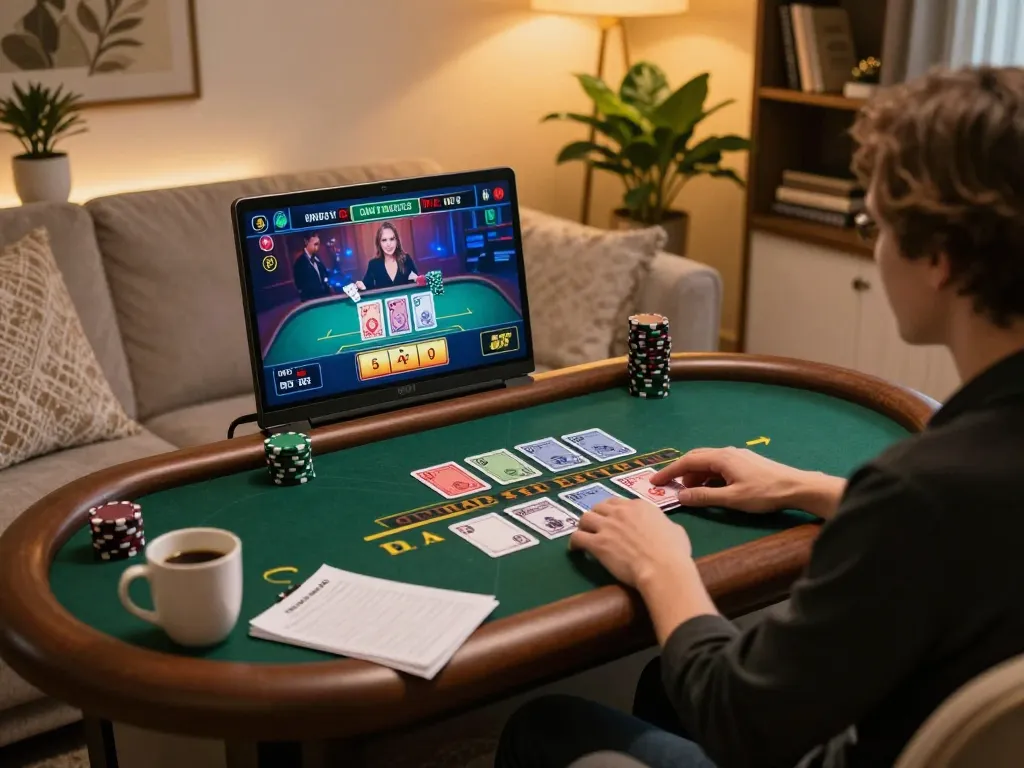Online gameplay at 678vip, featuring live blackjack with engaging visuals and strategic notes