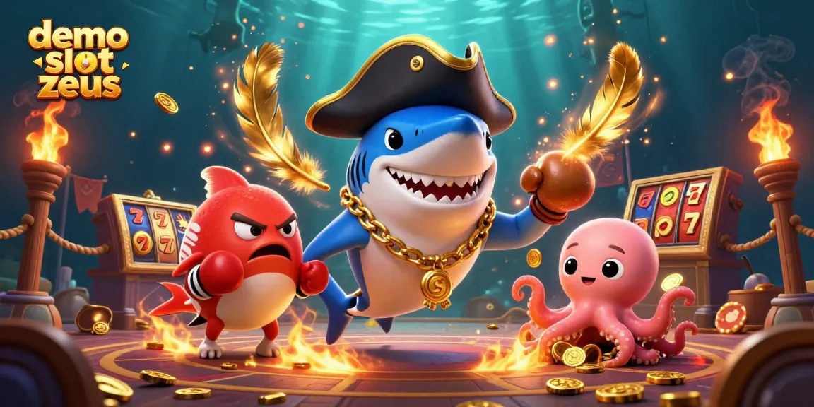 Mainkan demo slot zeus dalam ilustrasi 3D dengan karakter lucu dan elemen kasino yang dinamis.
