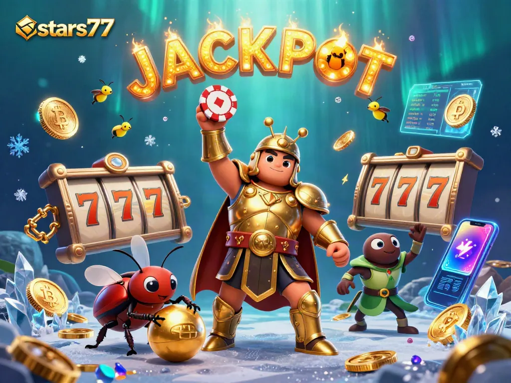 Mengguncang jackpot di stars77, seru dengan berbagai permainan slot dan simbol keberuntungan lainnya