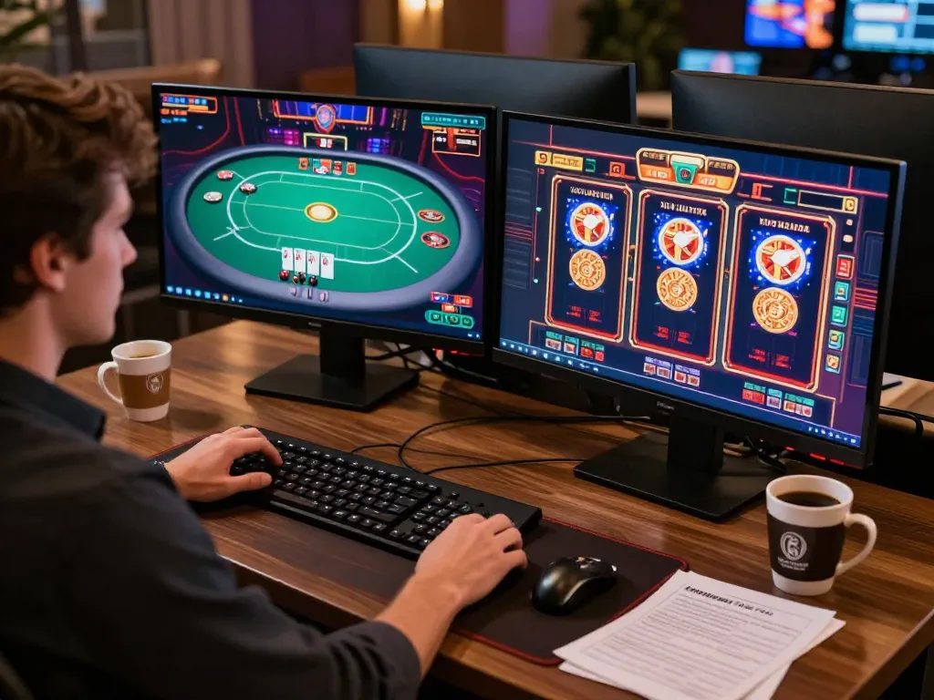 Engage in immersive gameplay experiences on lv88.com with vibrant online poker and slots.