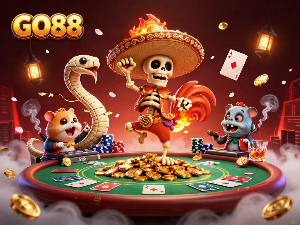 Engage with GO88's thrilling casino experience featuring dynamic characters and immersive gameplay elements.