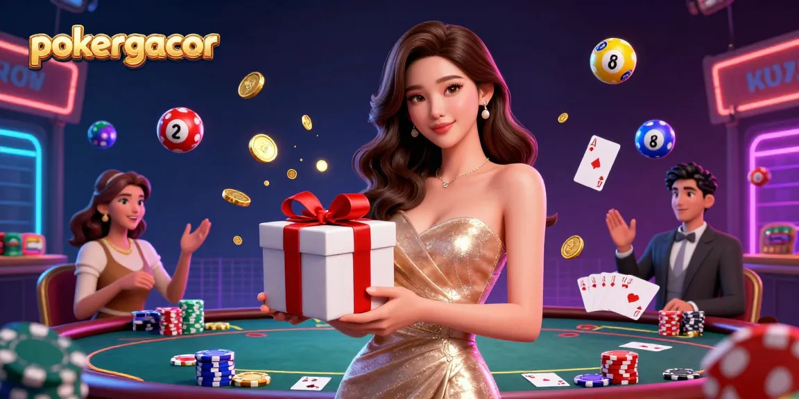 Win big at pokergacor while enjoying an exciting poker game featuring vibrant elements.