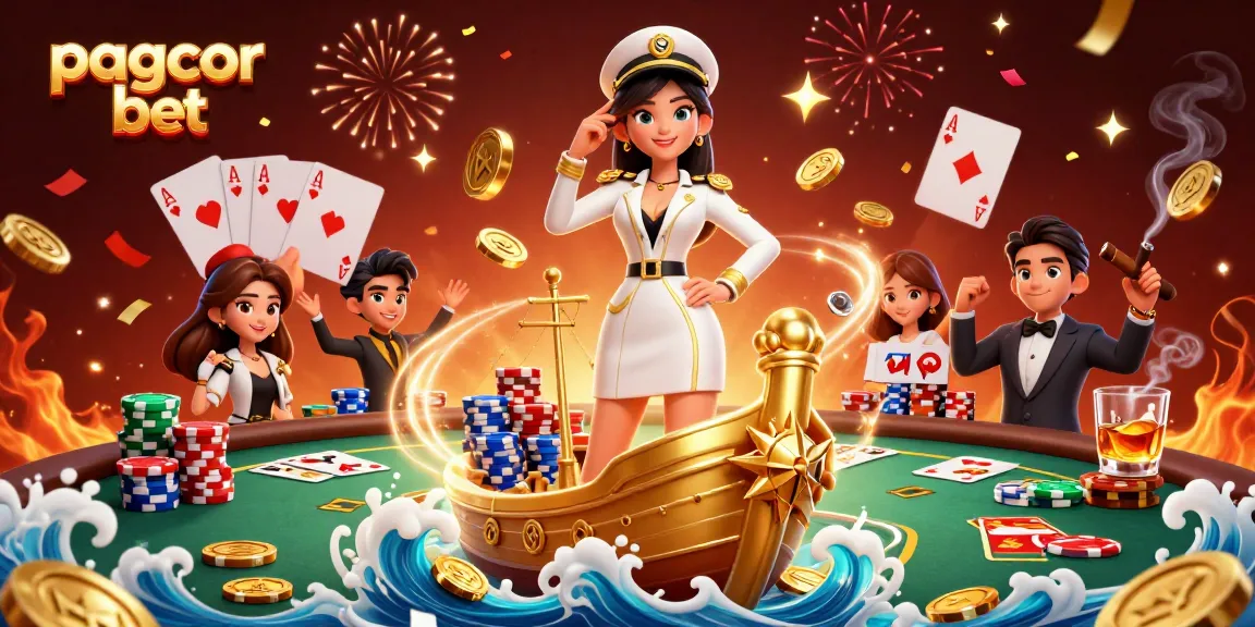 Engage with pagcor bet in a dynamic online casino scene filled with vibrant colors and interactive gaming elements.