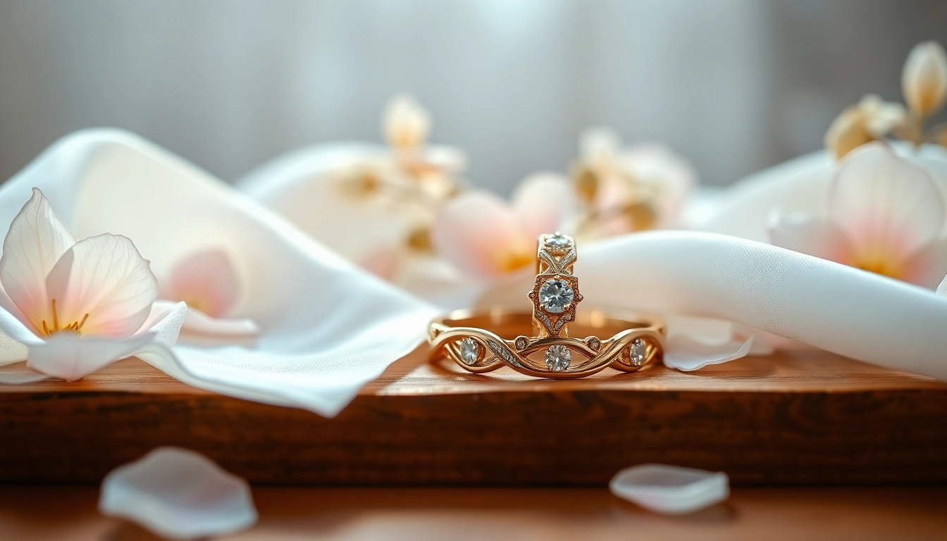 Showcase of exquisite wedding bands highlighting unique designs and luxury craftsmanship.