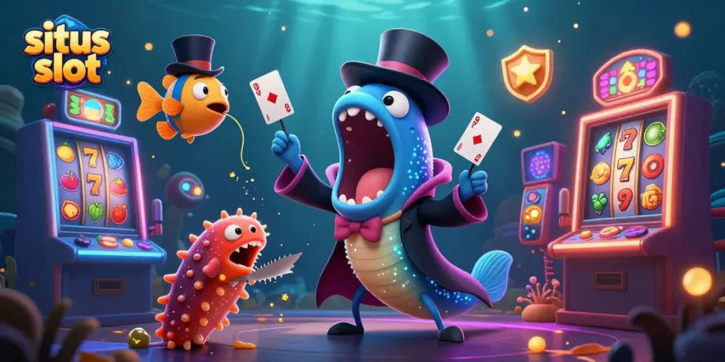 Engage with situs slot through vibrant games featuring lucky reels and magical sea creatures.