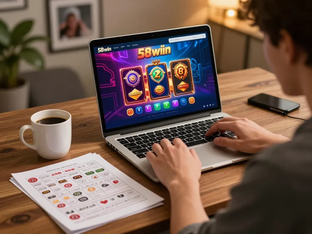 Engaging with 58win online casino app for exciting gameplay and strategy.