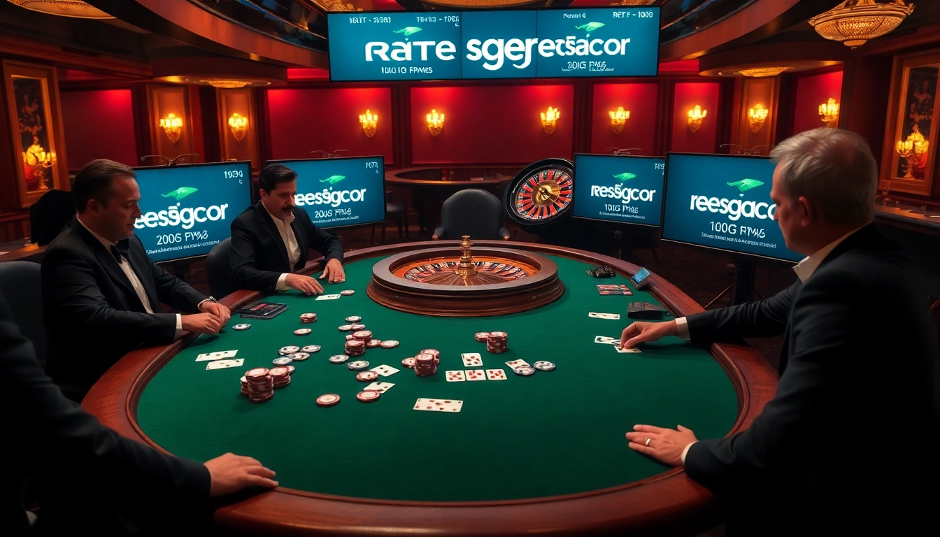 Engaging players at the ARESGACOR poker table, showcasing luxury and excitement in gambling.
