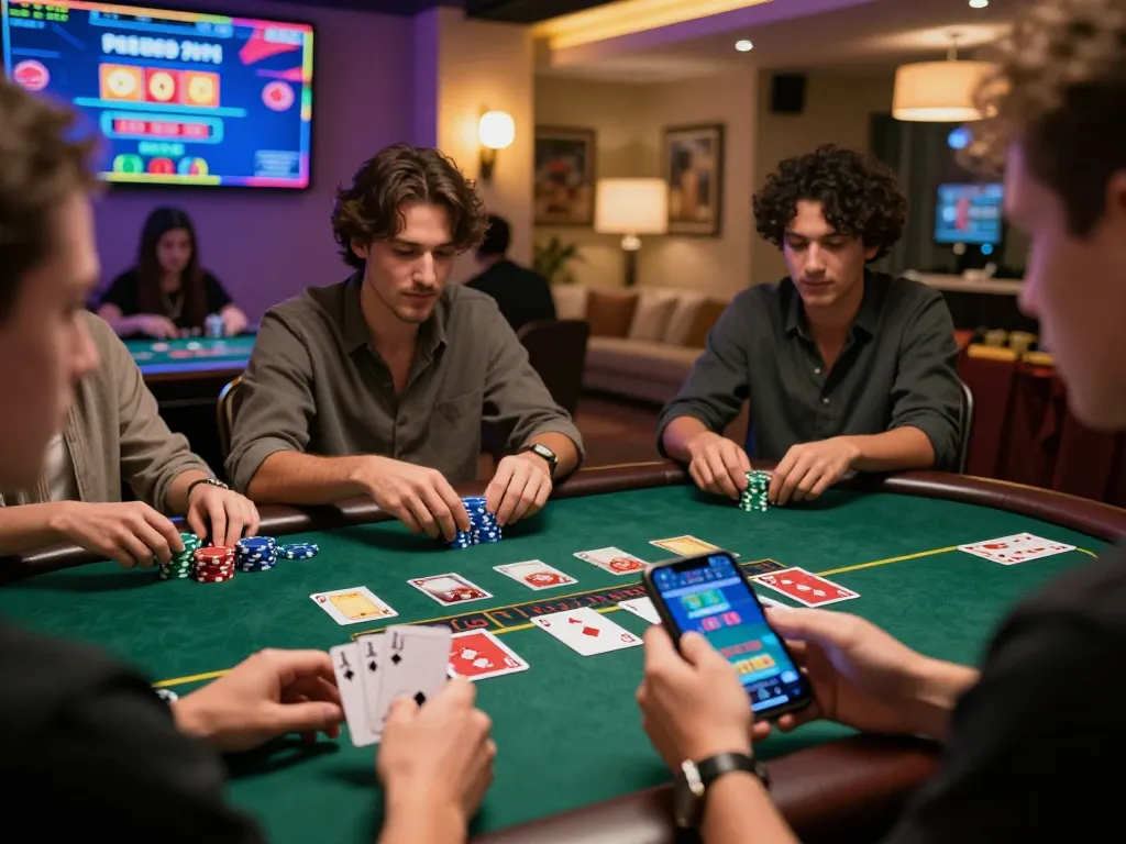 Nohu90 players enjoying engaging live blackjack games on their devices.