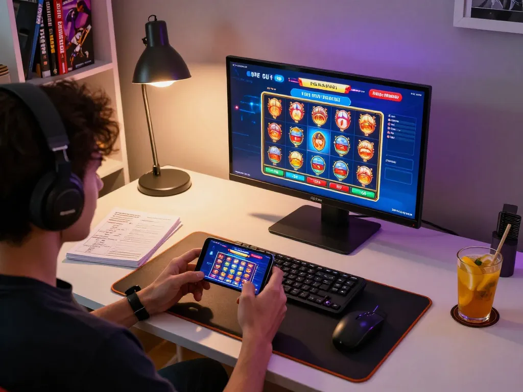 Engaging gameplay on the SC88e mobile app, showcasing vibrant slot graphics and dynamic betting