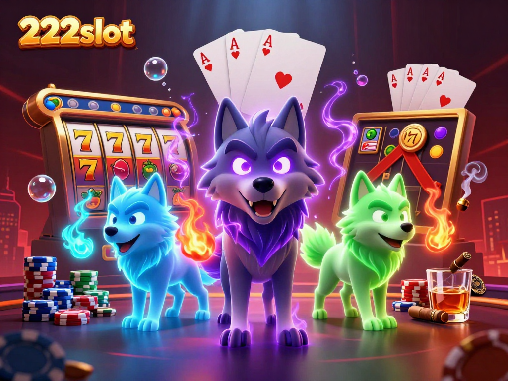 Rasakan keseruan bermain di 222slot dengan berbagai simbol slot yang menarik dan suasana kasino yang menegangkan.