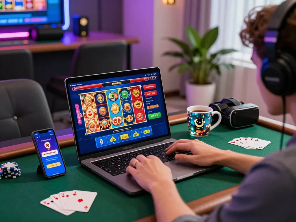 Engaging online gaming scene showcasing C168 interface with vibrant slot games and live casino.