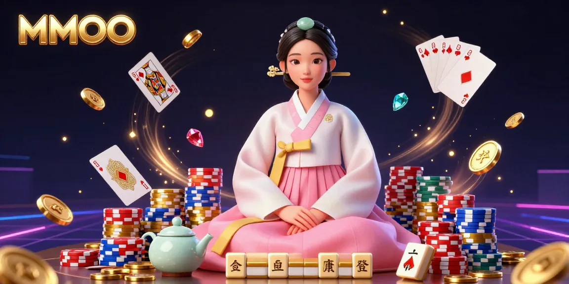Experience the thrill of MMOO with casino elements, showcasing poker chips and stunning visuals.