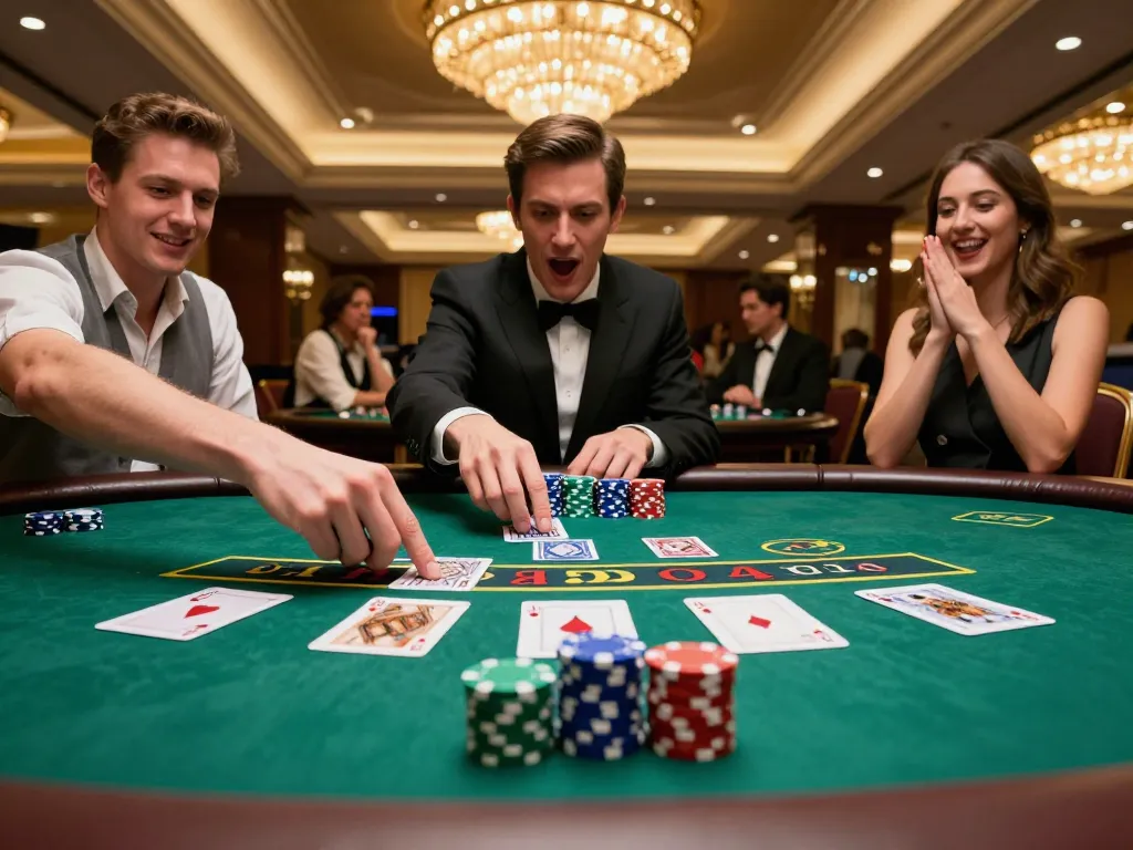 Experience thrilling gameplay as you ดูหนังออนไลน์ with high-stakes blackjack action.