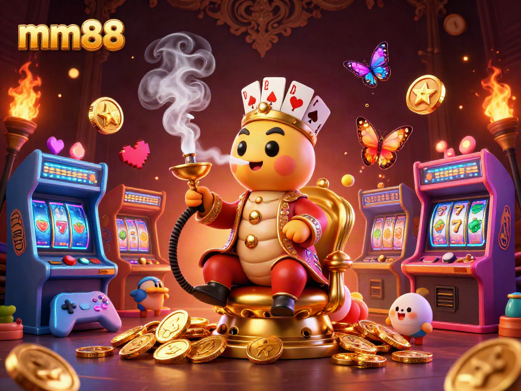 Experience thrilling casino action with mm88 through vibrant characters and engaging game elements.