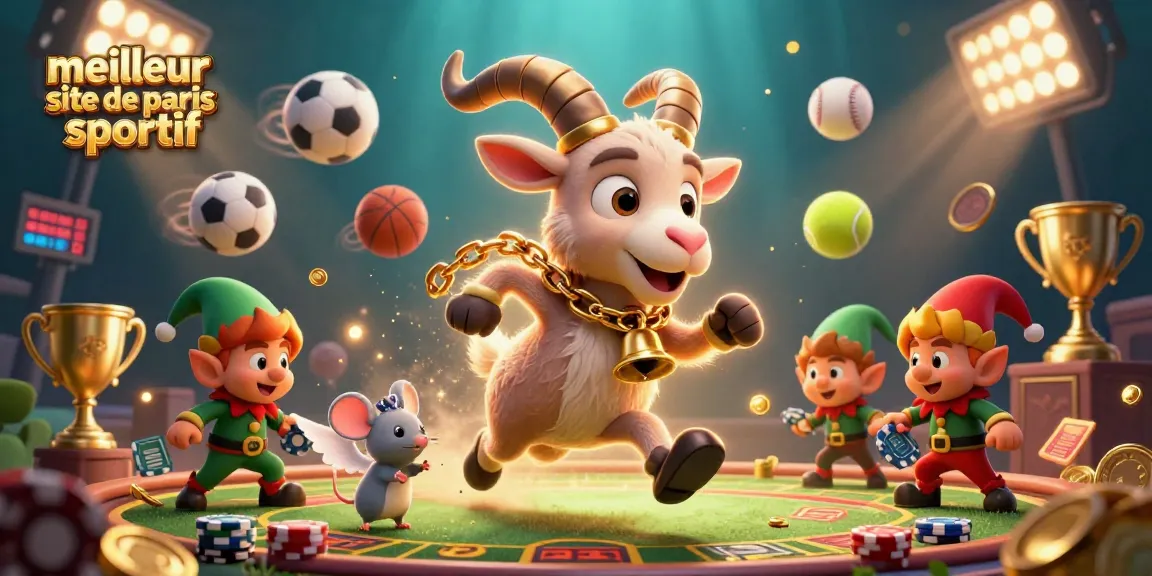 Faire des paris sportifs amusants sur le meilleur site de paris sportif avec un Krampus festif.