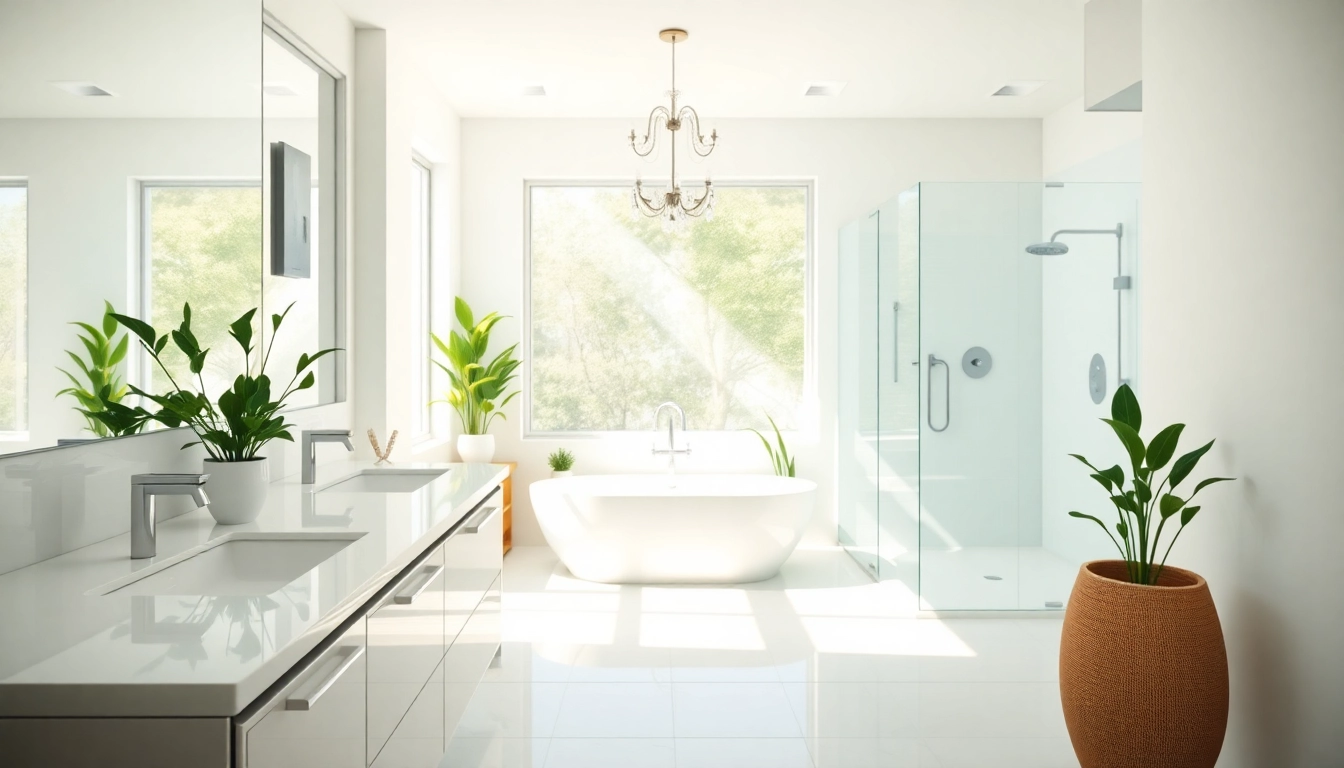 Stunning bathroom renovation Manchester featuring elegant fixtures and a relaxing atmosphere.