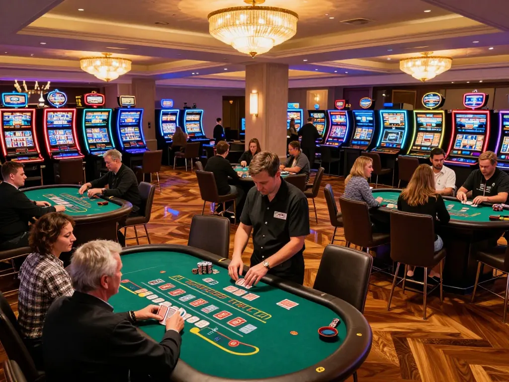Players enjoying strategic gameplay at tg88 blackjack tables in a luxury casino