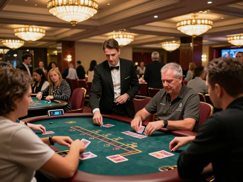 Engage in thrilling blackjack gameplay at the vibrant casino inspired by https://13win-asia.com/ with professional dealers and excited players.