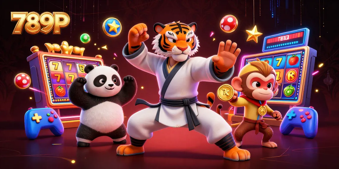 Engage with the thrilling world of 789P slots as a kung fu tiger and panda master win big!