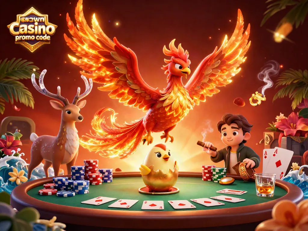 Experience thrilling gameplay with crown coins casino promo code, featuring dynamic characters and poker elements.