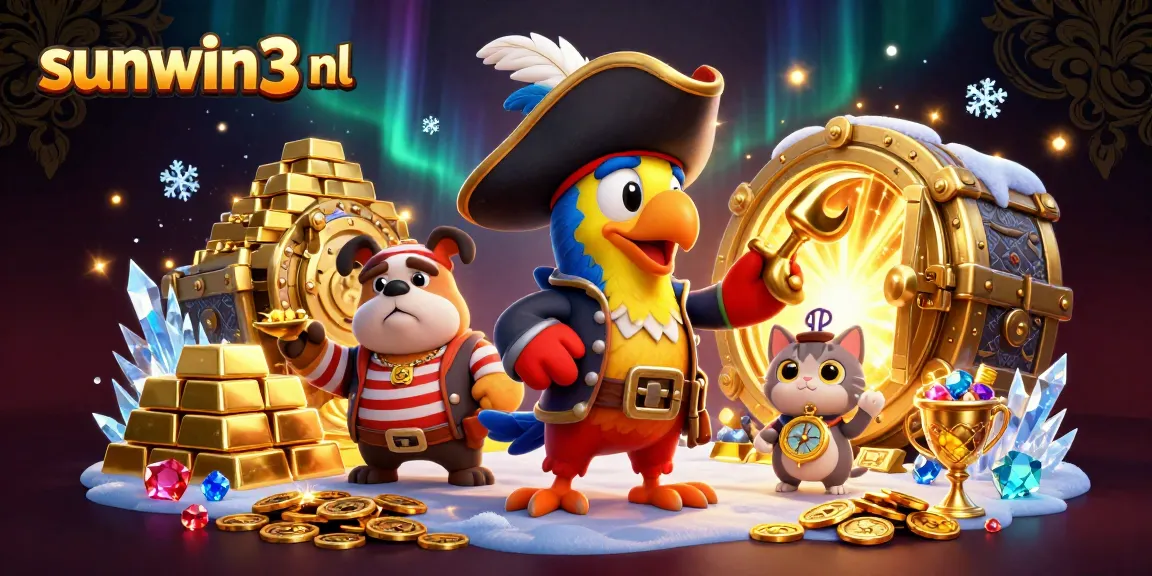 Experience thrilling adventures in sunwin3 nl with pirate-themed treasures and rich casino visuals.