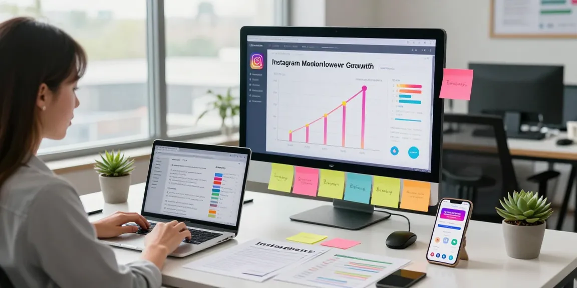 Analyze accounts to acheter des abonnés instagram and engage audience effectively in a modern workspace.