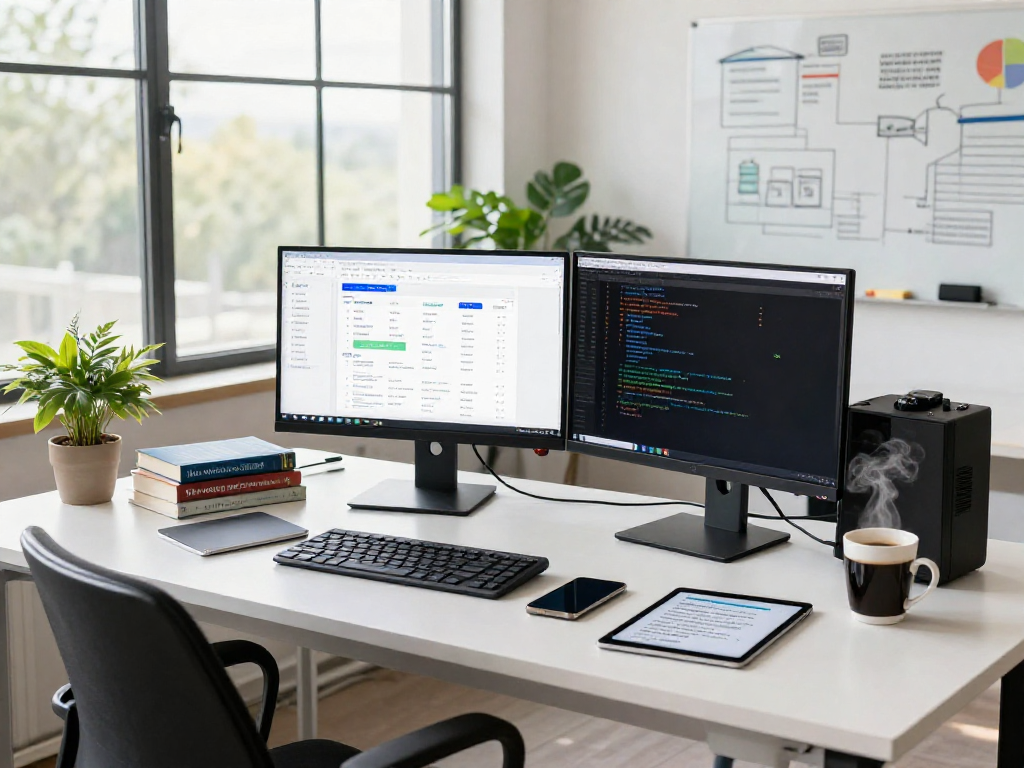 Dynamic web hosting professional optimizing performance with web hosting en mexico analytics in modern office setting.