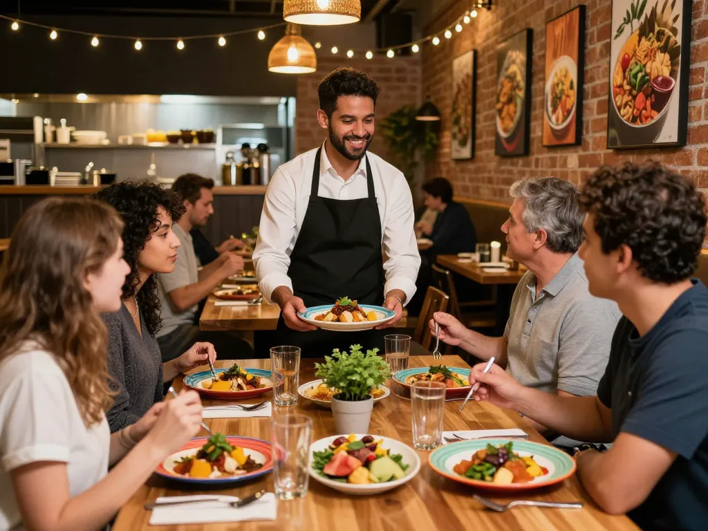 Delicious meals served at POKERSERI restaurant showcasing vibrant dishes and cozy ambiance.