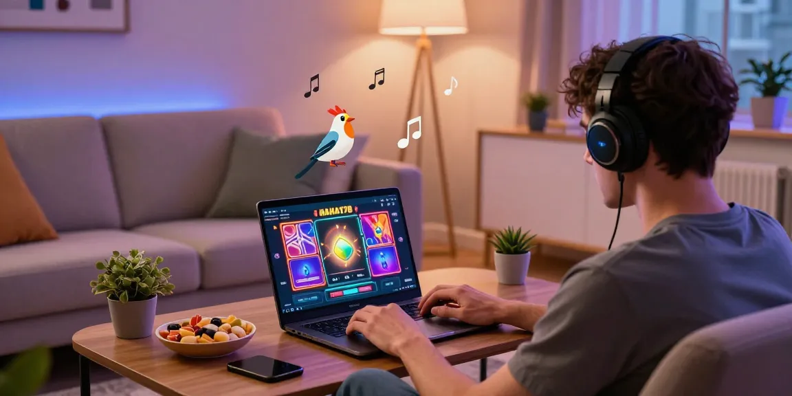Engaging gaming experience on HAHA178 platform with music ambiance in a cozy living room.