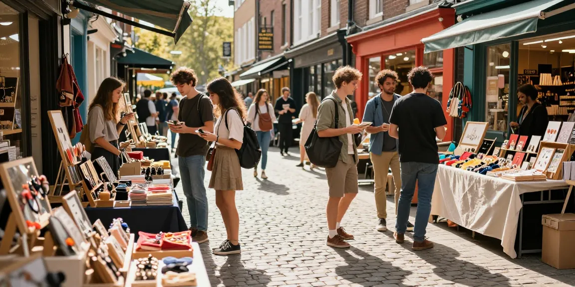 Friends enjoying shopping experience at vibrant marketplace highlighting https://forumup.org/shop/search.php?ca_id=&addr1=&addr2=&addr3=&schKeyword with colorful boutiques.
