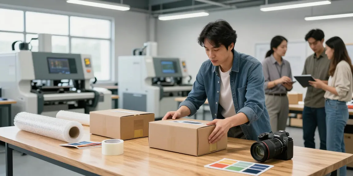 Robust packaging solutions by rokok88, highlighting waterproof and airtight boxes in a professional workspace.