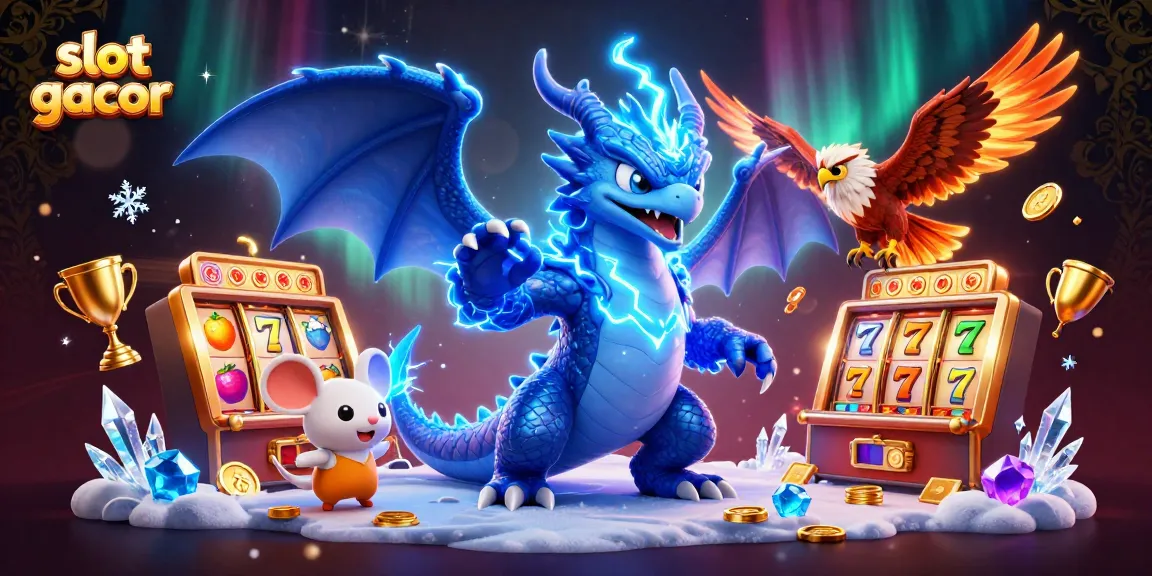 Experience slot gacor excitement with vibrant 3D characters and dynamic casino elements in action.