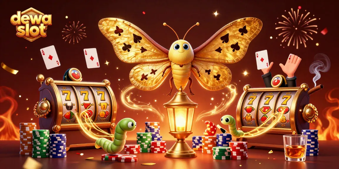 Spin the reels for a chance to win big at dewa slot with our engaging casino scene illustration.