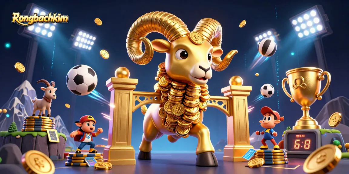 Experience thrilling sports moments with Rongbachkim as the golden ram charges toward victory in an electrifying scene.