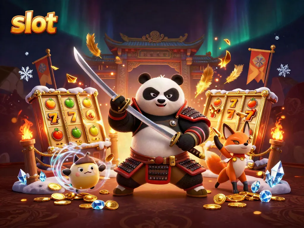 Experience exciting slot action with a samurai panda, ninja fox, and magical spirit tanuki.