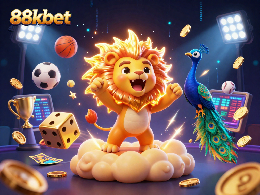 Experience thrilling gameplay with 88kbet as dynamic sports elements and a vibrant casino environment collide.